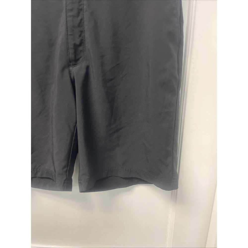 PGA Tour Men's Black Performance Golf Shorts Size 36 Flat Front Athletic Shorts - Picture 3 of 7